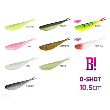 BOMB! Gumihal D-SHOT / 5db 10,5cm/Frogs