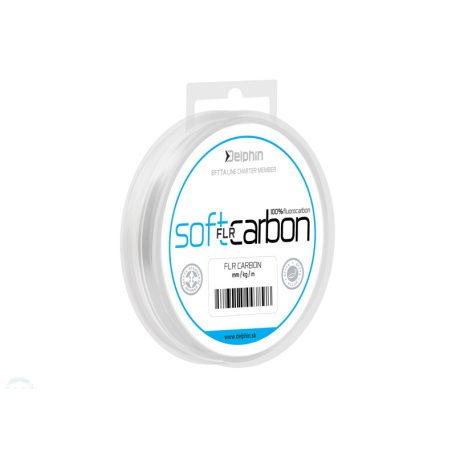 Delphin SOFT FLR CARBON - 100% fluocarbon 0,185mm 2,53kg 50m