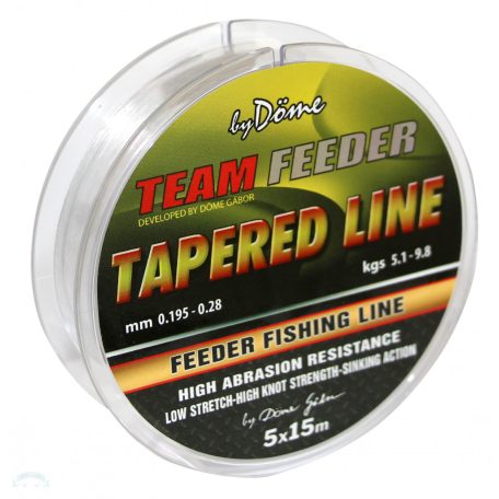 By Döme TF Tapered Leader 15m x5 0.165-0.22