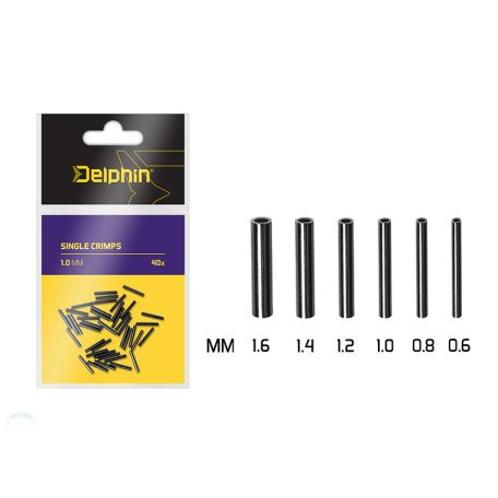 Delphin Single CRIMPS / 40db 1.0mm