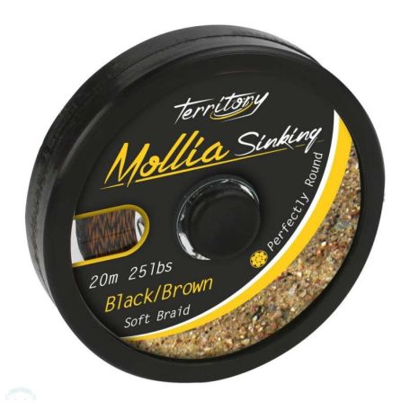 Mikado Mollia Hooklink Black/Brown 20m 25lbs