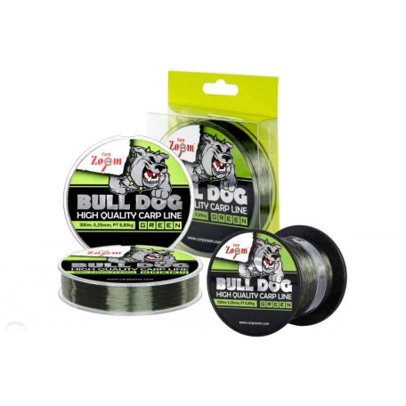 CZ Bull-Dog Monofil pontyozó horgászzsinór, o 0,31 mm, 1000 m, 12,65 kg, sötétzöld