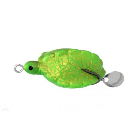 PZ Tortuga teknőcutánzat, 5 cm, 11 g, zöld, arany