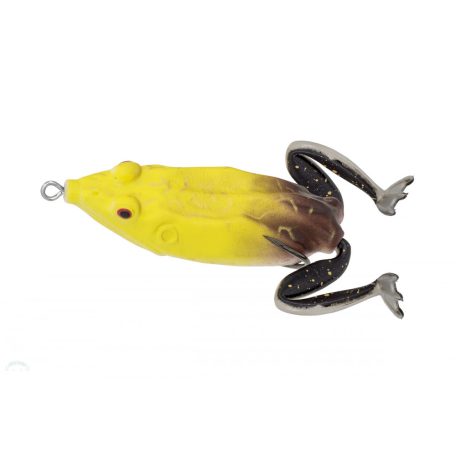 PZ Jumping Frog békautánzat, 6,5 cm, 15,5 g, sárga, feket