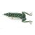 PZ Jumping Frog békautánzat, 6,5 cm, 15,5 g, sötétzöld, fehér