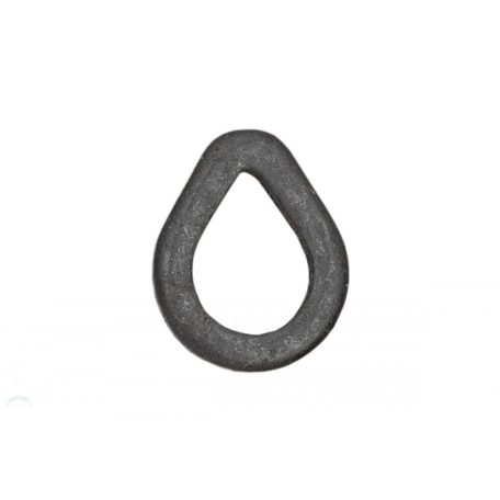 CarpZoom Tear Drop előkegyűrű, 4 mm, matt fekete, 10 db