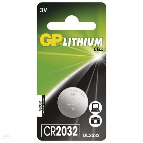 GP CR2032 LITHIUM GOMBELEM