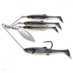 LIVETARGET MINNOW SPINNER RIG PURPLE PEARL/SILVER SMALL 11 G