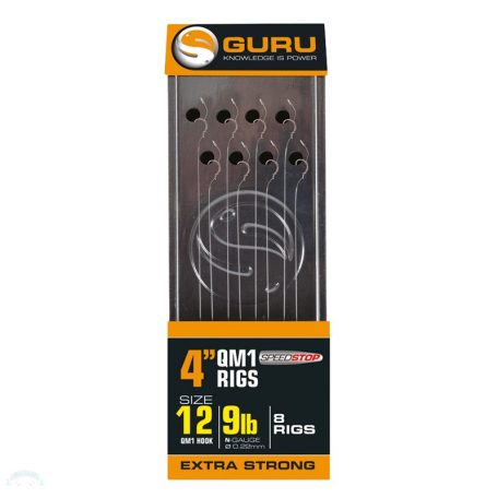 GURU GRR028 QM1 Speed Stop Ready Rigs 4" (10cm) - 16 QM1 - 7lb/0,17mm