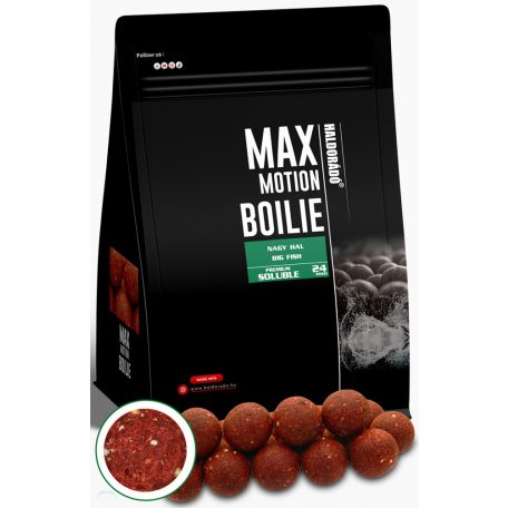 HALDORÁDÓ MAX MOTION Boilie Premium Soluble 24 mm - Nagy Hal