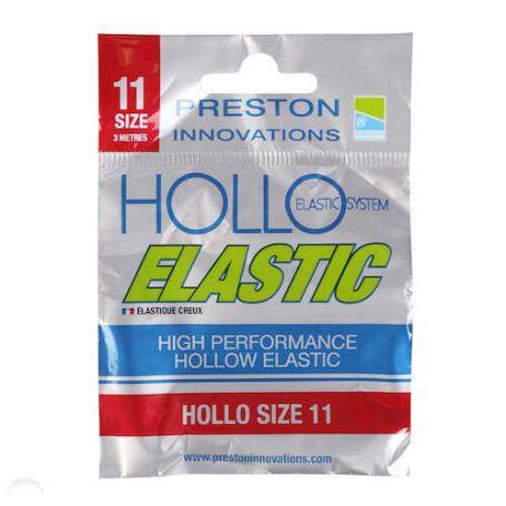 PRESTON HOLLO ELASTIC SIZE 11h RED (PIROS 2,1mm)