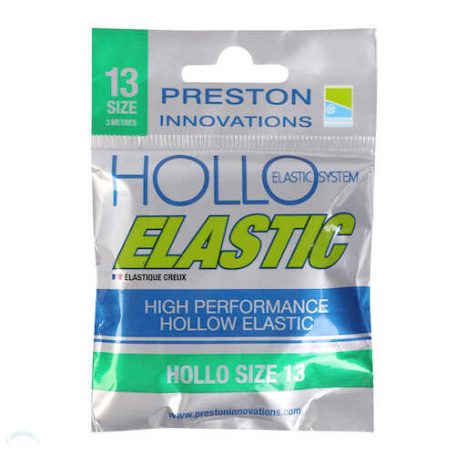 PRESTON HOLLO ELASTIC SIZE 13h GREEN (ZÖLD 2,3mm)