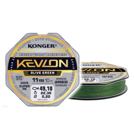 Konger kevlon olive green x4 0.16/10m