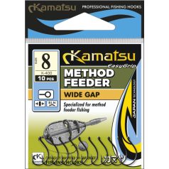 Kamatsu kamatsu method feeder wide gap 8 black nickel ringed