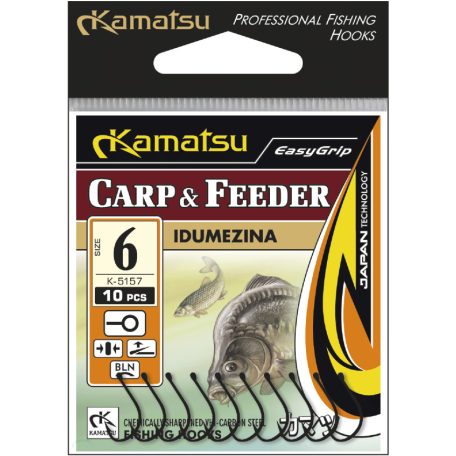 Kamatsu kamatsu idumezina carp -and- feeder 4 gold ringed