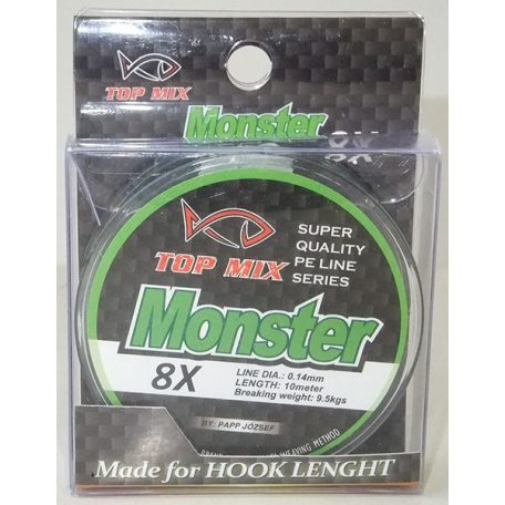 TOP MIX X8 Monster előke zsinór 0,14mm
