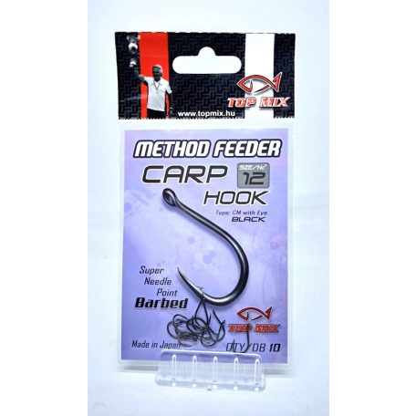 TOP MIX Method Feeder Carp Hook Micro Barbed #8
