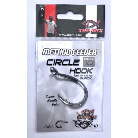 Top Mix Method feeder Circle hook #10